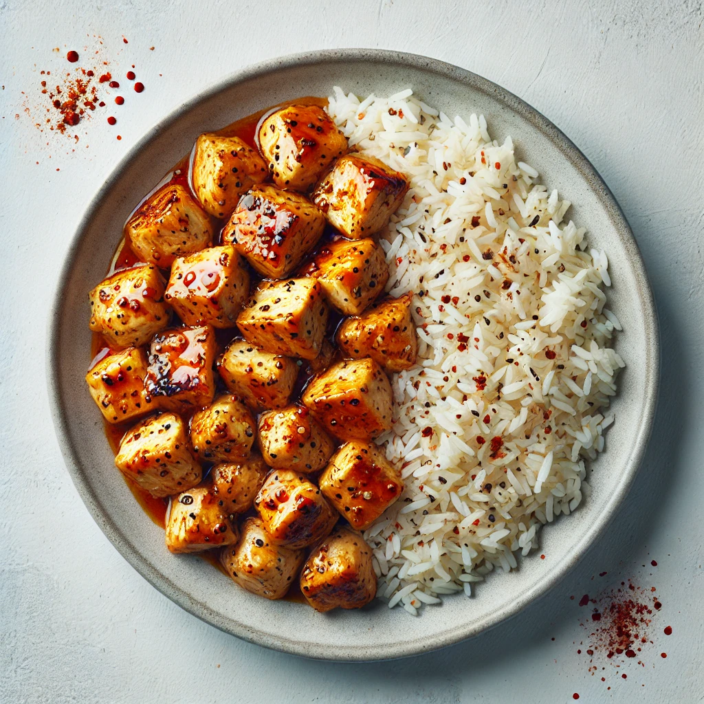 Bang Bang Chicken and Rice -